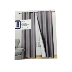 Curtain Ultimate blackout with metal grommets 54x84 inch 1.37x2.13m - charcoal
