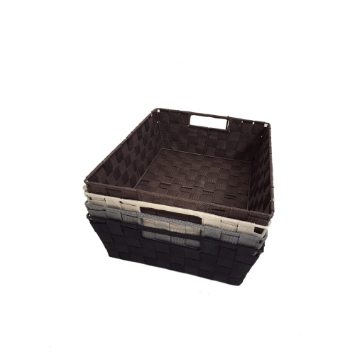 nylon storage basket - large shallow Assorted