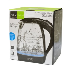 Kettle 1.7 L Stainless Steel Glass