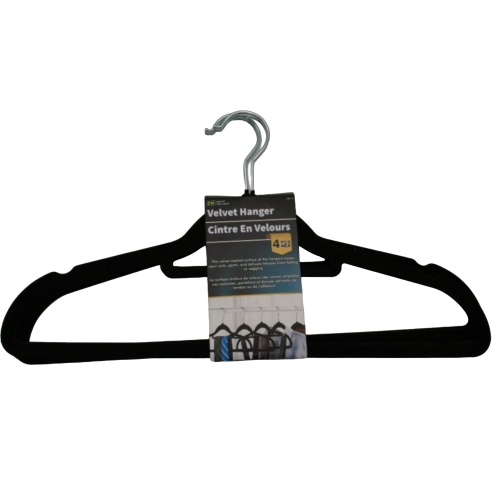 clothes hanger velvet 4 pieces