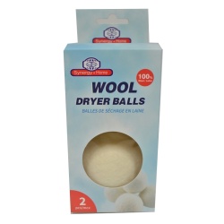 Dryer Ball Wool 2pk 100% Wool