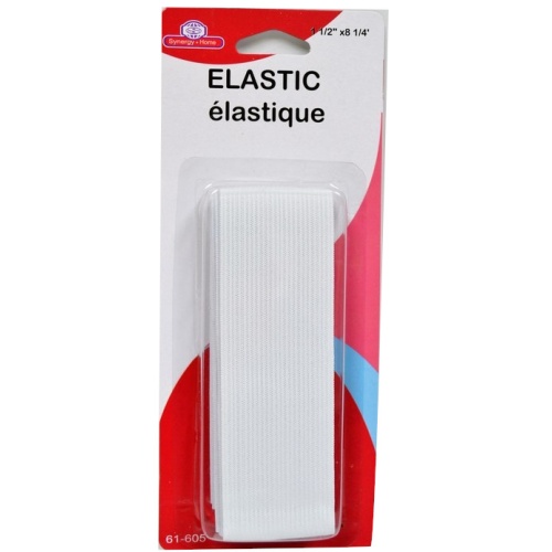 Elastic White Wide 1 1/2 X 8 1/4 Inches
