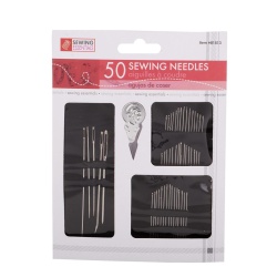 SEWING  NEEDLE SET W/TH 50PC Assorted SIZES Sewing Essentials