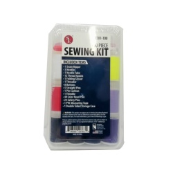 Sewing Kit 100pcs. In Plastic Storage Case