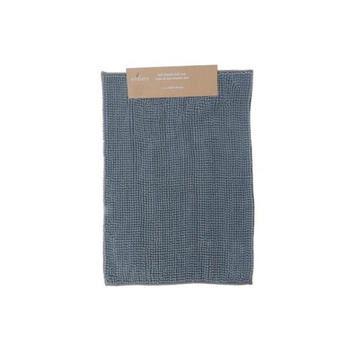 Bath Mat Solid Color Cheniile 20x28