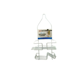 Deluxe Shower Caddy White Grayline