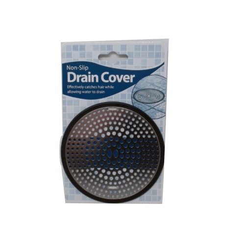 Drain Cover Non Slip 4.5 Round Silicone Rim