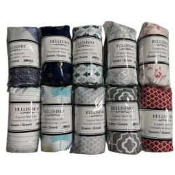 Sheet Set Solid 3PC Economy / Printed Queen