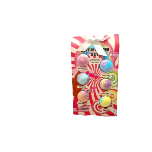 Bath Bomb Set 6pcs. Assorted