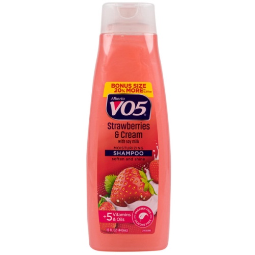Shampoo 443ml Strawberries & Cream Moisturizing Made In Canada Alberto V05