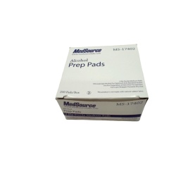 Alcohol Prep Pads 200pk. 2 Ply Sterile Medium Pads Medsource