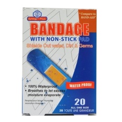 Bandage Waterproof  20pk