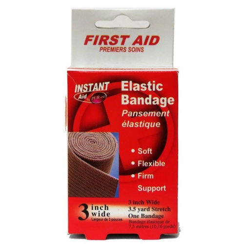 Elastic Bandage 3 inch x 3.5 yards - instant aid