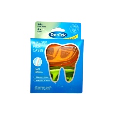 Floss Picks 24pk. (4 Cases X 6) Dentek