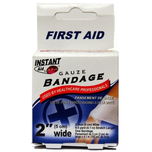 Gauze bandage 2 inch x 4.5 yards - instant aid