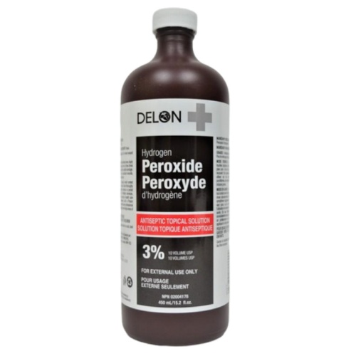 Hydrogen Peroxide 3% 450ml Delon