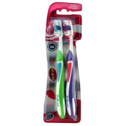 Toothbrush 2 Pack Soft Adult Purest