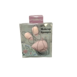 3pk. Makeup Sponges Butterfly