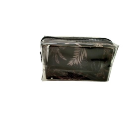 Cosmetic Pouches Set Of 2 Seychelles Clear