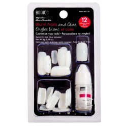 PLAIN NAIL W 7G GLUE 48-PC BODICO