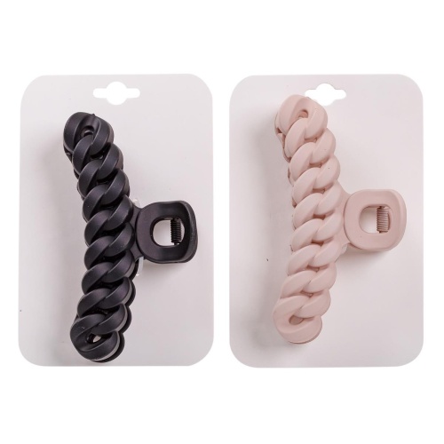 Claw Clip Chain Link 2-asst, hc Stylin