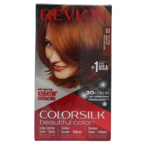 Hair Colour Colorsilk #53 Light Auburn Revlon