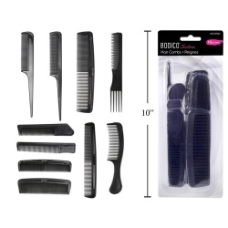 Hair Combs 10pcs Bodico