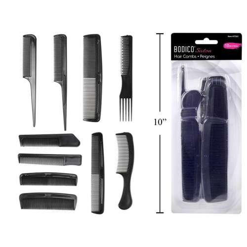 Hair Combs 10pcs Bodico
