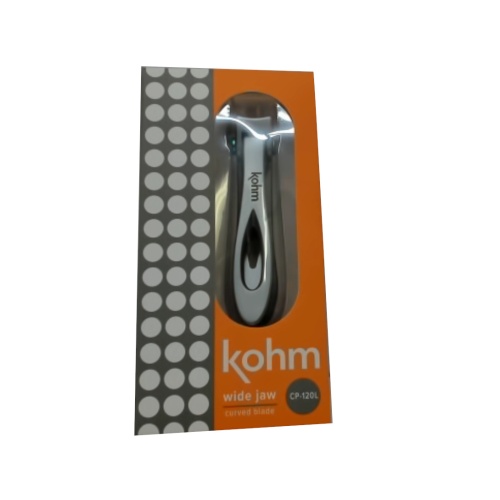 Nail Clipper Wide Jaw Curved Blade Kohm