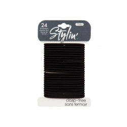 Ponyholder 24-pc. Black Clasp free Stylin