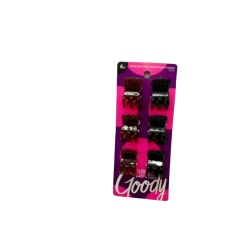 Small Claw Clips 6pk. Slideproof Goody