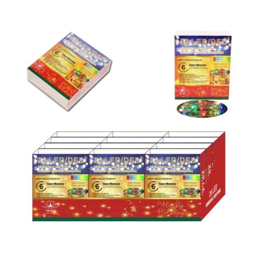 20 Led Indoor Submersible Light Multi Color W/6 Hrs Time