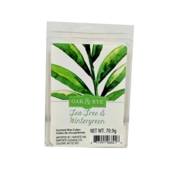 Wax Melts 2.5oz. Tea Tree & Wintergreen Oak & Rye