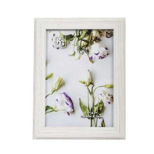 Frame Winsor 5X7 WEATHERED WHITE WOOD EFFECT (AZ) Kiera Grace