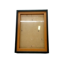 Picture Frame 5 x 7" Black Two Tone Walnut"