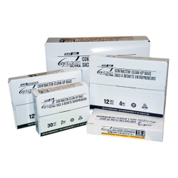 Construction garbage bag 12PC 35x48 inch 4 mil black