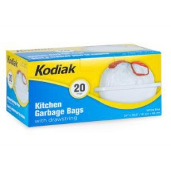 DRAWSTRING KITCHEN BAG 610MM X 680MM 20/ROLL KODIAK
