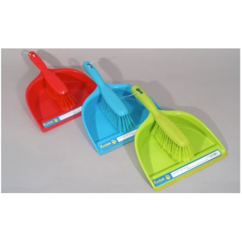 Dust Pan W/ Brush Assorted Colours Kodiak