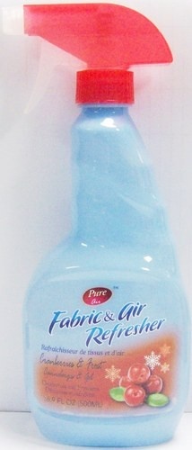 FABRIC REFRESHENER-CRANBERRIES & FROST 16.9OZ 500mL PURE KLEEN