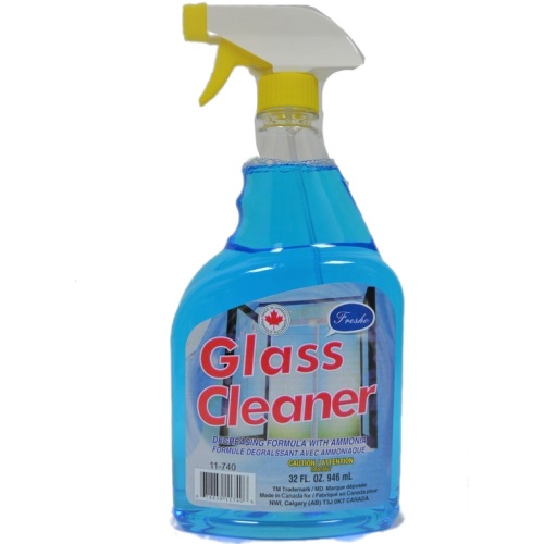 Glass Cleaner 946ml W/spray Bottle Fresho