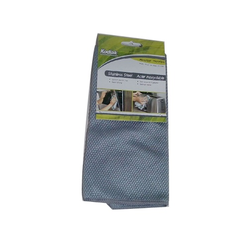 MICROFIBRE STAINLESS STEEL CLEANING CLOTH 24/CS KODIAK
