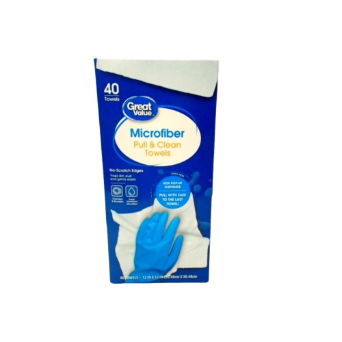 Microfiber Pull & Clean Towels 40pk. 12 X 12