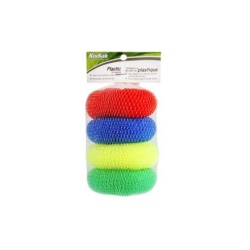 PLASTIC SCOURERS 4/PACK KODIAK