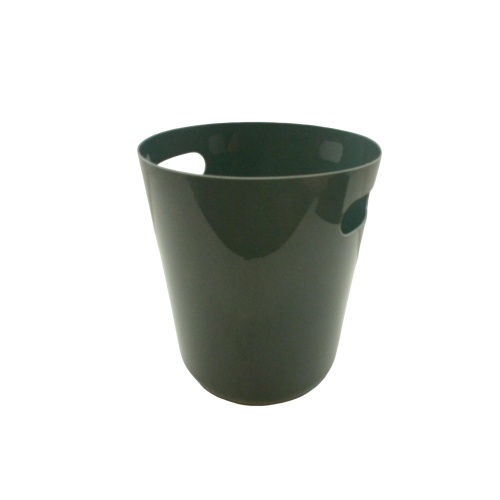 Plastic Wastebasket Grey 7.5 x 9