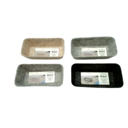 Small Felt Bin 7 x 3.75" x 2" Ass't Colours (or 10/$3.99)"