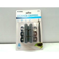 Storage Grippers Set Of 3 Up To 10lbs For Brooms & Mops