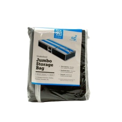 Underbed Jumbo Storage Bag 42 x 18" Black Zober"