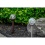 Solar Pathway Light Glass Crackle Ball Moonrays