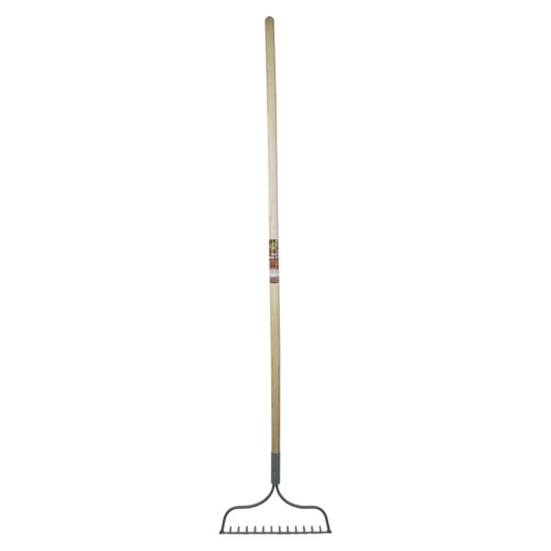 Bow Rake 14T Wood 48in Handle
