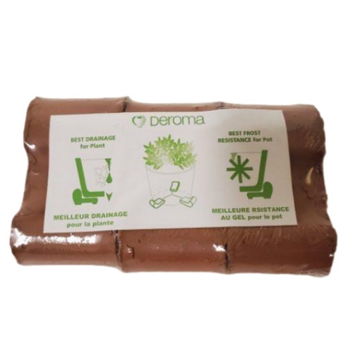 Deroma Terracotta Pot Feet, Pack Of 3